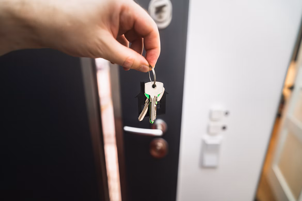 door key new home entrance